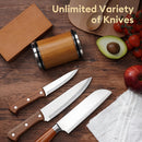 Afilar cuchillos magnéticos profesionales con piedras de afilado de diamante, ángulos de 15° y 20°, cuerpo portátil de aluminio, fácil de reemplazar, ideal para cuchillos de cocina, regalo perfecto para Navidad o cumpleaños.
