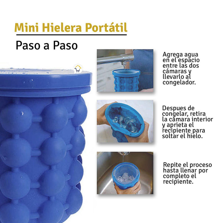 Mini Hielera Nevera Portable Ahorra Espacio Bebidas HD8061