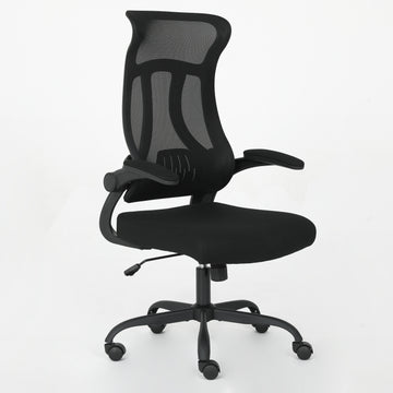 Silla de Oficina Ergonómica con Respaldo Alto y Malla Transpirable - Asiento Cómodo para Escritorio de Computadora para Empleados, Fácil de Limpiar