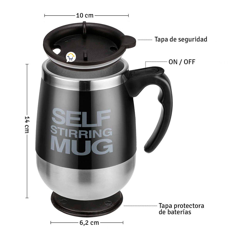 Taza Mug Mezclador Eléctrico Vaso Batidor Café Chocolate 9402