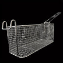 Cesta de freír cuadrada de metal plegable con asa - Ideal para papas fritas, nuggets de pollo y snacks | Cernidor de cocina duradero para freidoras y vaporeras | Perfecto para entusiastas de la cocina, cesta de freír para freidoras
