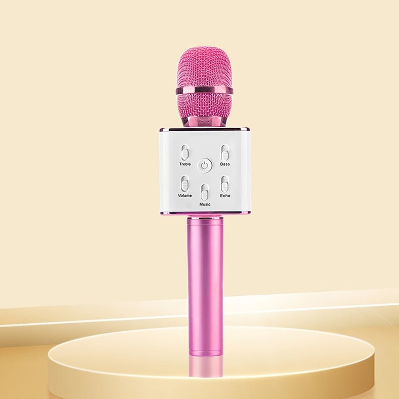 Juego de Micrófono Karaoke sin varillas Portátil, Micrófono con Efectos de Sonido, Micrófono de Alta Potencia para Entretenimiento en Casa - Ideal para Reuniones Familiares y Fiestas: Regalo Perfecto para Cantantes y Entretenedores