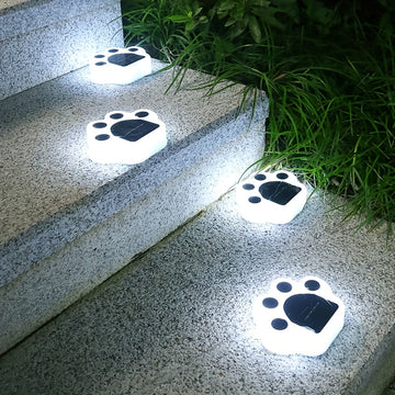 Linterna Solara de Pata de Oso con LED para Iluminación Exterior, Luz Decorativa de Paisaje, Luces Solares para Jardín, Luces de Césped para Caminos, Patio, Terraza, Entrada y Acera, Decoración Festiva