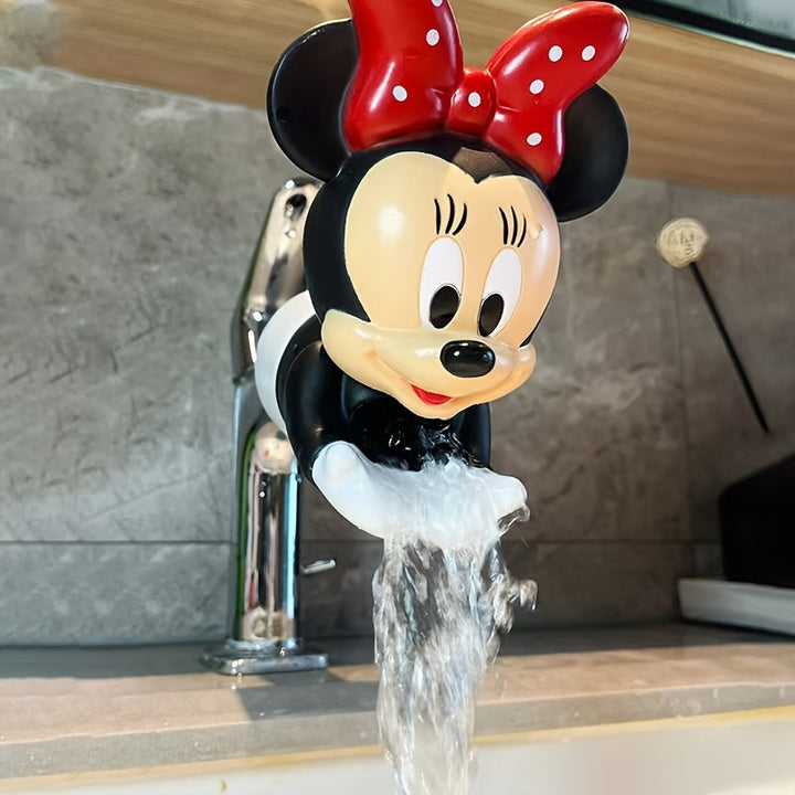 Extensor de grifo Minnie y Mickey, 1 pieza, accesorio de baño y cocina, decoración infantil, fácil de instalar sin necesidad de energía