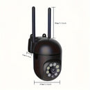 2/4 Paquetes de cámaras inalámbricas de seguridad para el hogar - Video Full HD 1080P, 2, 4G, alcance largo de WiFi, visión nocturna, monitoreo remoto APP, intercomunicador de voz bidireccional, detección de movimiento, alarma en tiempo real, adecuado pa