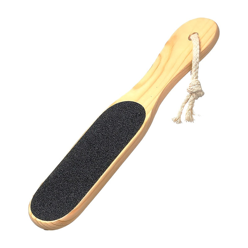 1pc Removedor de Callos para Pies con Mango de Madera, Exfoliante de Pedicura para Eliminar Piel Muerta, Seca, Áspera, Raspador de Callos