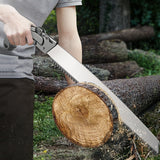 Sierra de poda manual de metal de alta resistencia con cambio de cuchilla con llave - Sierra de mano para jardín, tala y poda de árboles frutales - Cuchillas intercambiables, no necesita electricidad