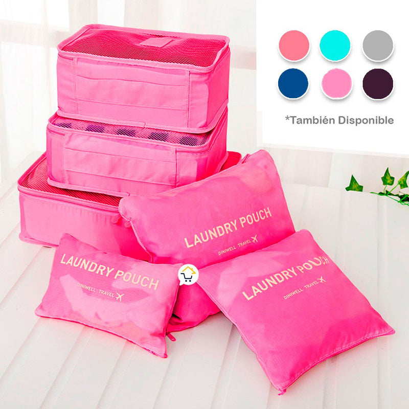 Organizador De Maleta Viajero Bolsos x6 Equipaje GM1911-211