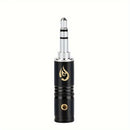 Conector de Audio de 6mm para Electrónica - Jack de Auriculares Estéreo de 3.5mm Chapado en Oro Premium, Cobre Duradero