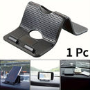 Soporte de teléfono para coche multifuncional - Resistente al calor, antideslizante, con agarre seguro, compatible con navegación GPS y conducción sin manos, montaje de teléfono para coche, montaje de teléfono para coche, seguro, duradero.