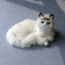Decoración de hogar multifuncional con modelo simulado de gato, formas realistas, adecuadas como regalos