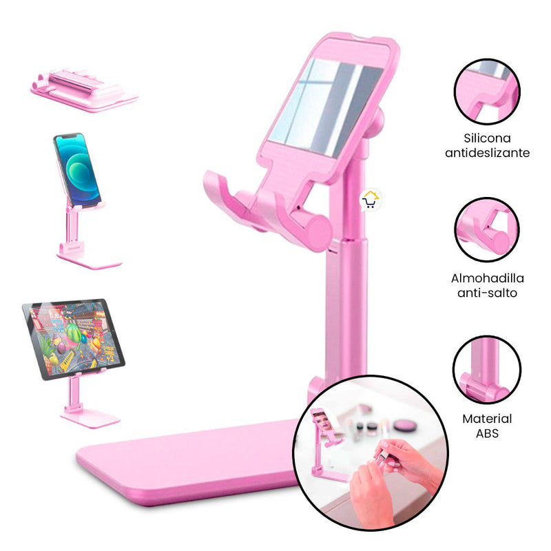 Soporte para celular portable base tabletas ajustable NWH1