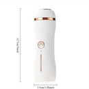 Limpiador Eléctrico Profesional de Pies - Exfoliante y Removedor USB con Luz Rápida Beige, Diseño Inalámbrico para Talones Suaves, Dedos y Pies - Herramienta de Cuidado para el Hogar y Viajes, Batería de Litio - Ideal para Pedicuras, Manicuras y Cuidado