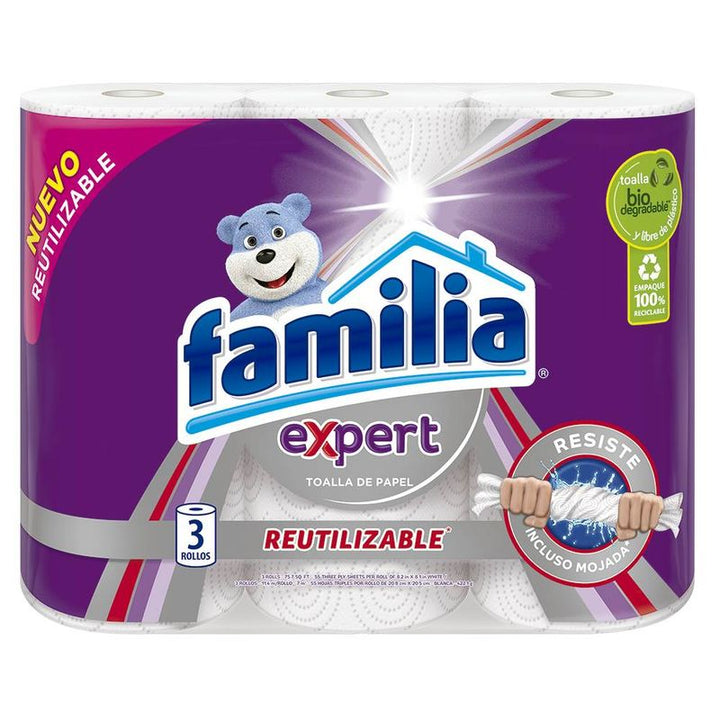 TOALLA COCINA FAMILIA 165U REUTILIZABLES