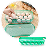 Organizador De Huevos 18 Espacios Huevera Canastas 737X18