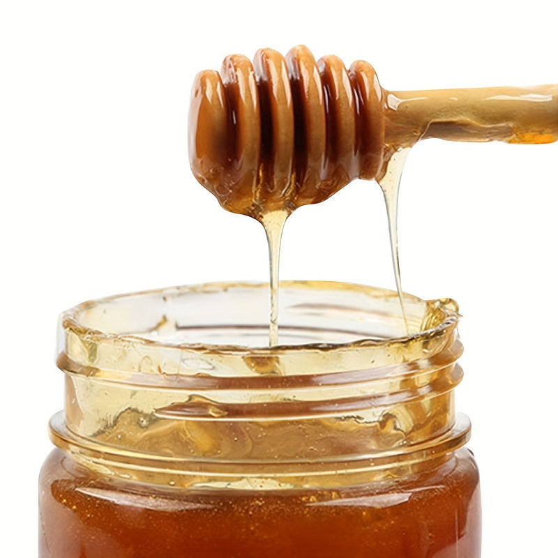1pc Cuchara de Miel de Madera Premium, Práctica Cuchara de Miel con Mango Largo, Utensilio de Cocina para Verter y Mezclar Fácilmente