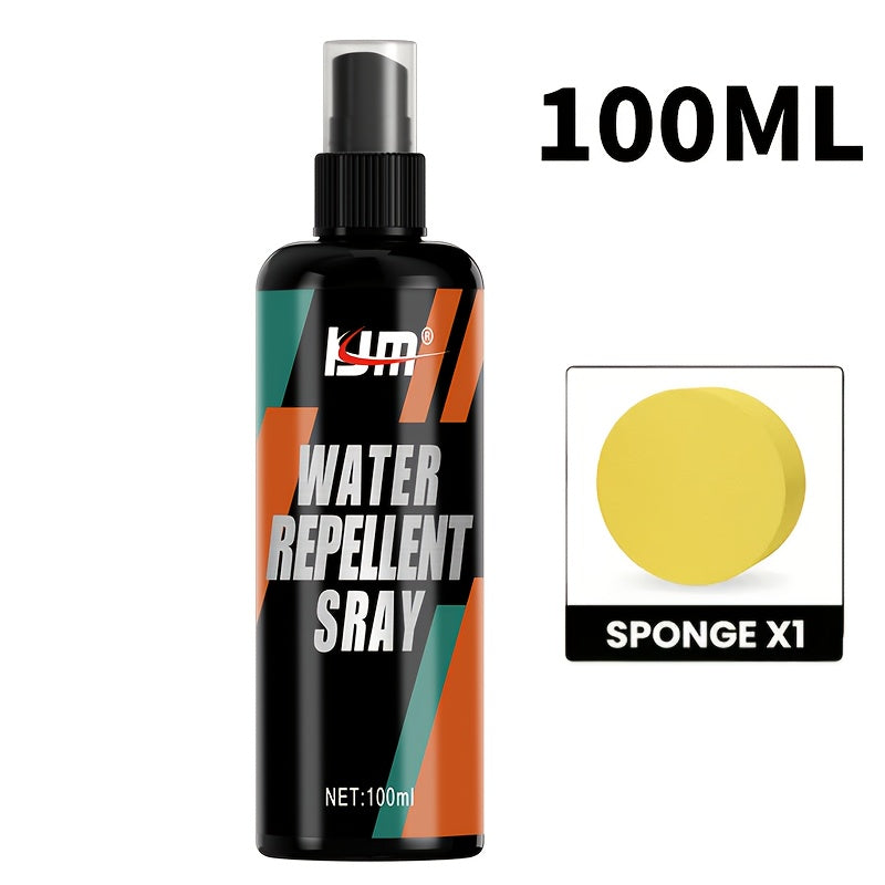 100ml Spray repelente al agua hidrofóbico - Recubrimiento antilluvia para parabrisas, espejos y cristales de automóviles, kit de pulido protector de larga duración