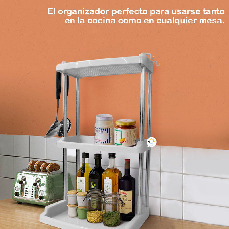 Estantería 3 Niveles Organizador Multifuncional Cocina Baño COCI141
