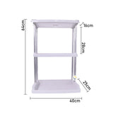 Estantería 3 Niveles Organizador Multifuncional Cocina Baño COCI141