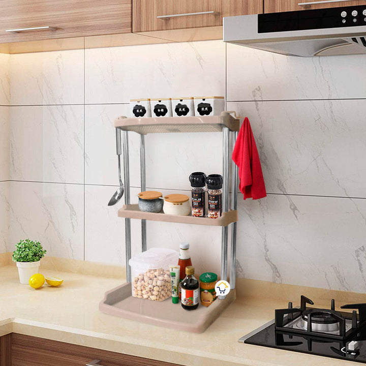 Estantería 3 Niveles Organizador Multifuncional Cocina Baño COCI141