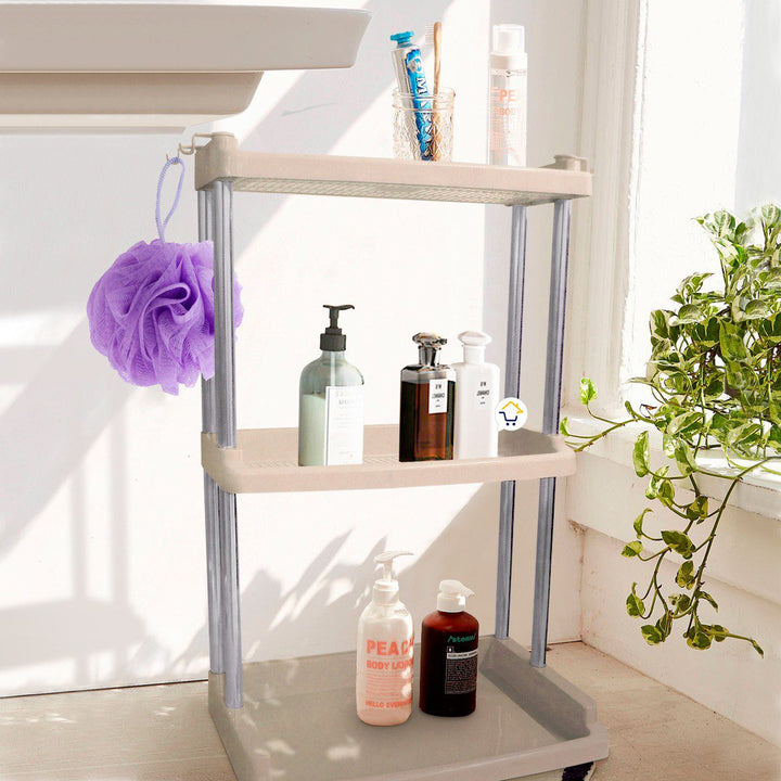 Estantería 3 Niveles Organizador Multifuncional Cocina Baño COCI141