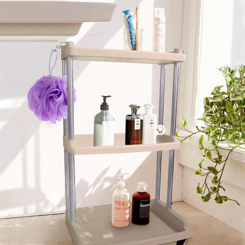Estantería 3 Niveles Organizador Multifuncional Cocina Baño COCI141