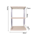 Estantería 3 Niveles Organizador Multifuncional Cocina Baño COCI141