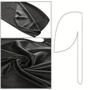 Gorro de ducha tipo bandana para hombres, durag sedoso con cola larga para ondas