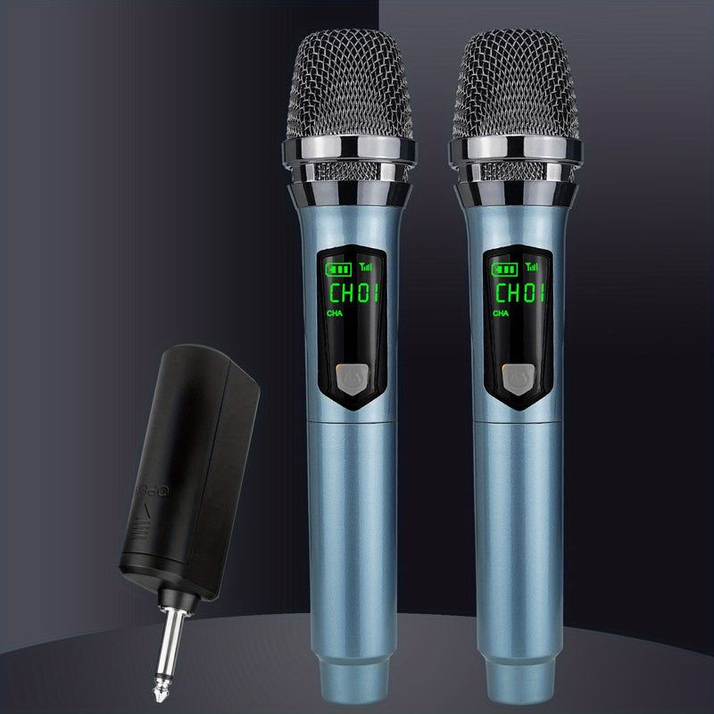 Microfono sin varillas de Mano para Fiesta, Karaoke, Iglesia y Actuaciones en Escenario, Adaptador de 3.5mm Incluido