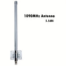 Antena ADSB Tipo N Hembra de 1090/978 MHz con Gancho de 5.5dBi/58.42 cm para Receptor Aviación, Estéreo Definido por Software RTL y Dongle USB