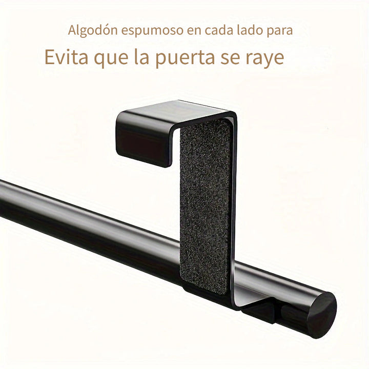 Toallero de Acero Inoxidable - Sin Taladro, Ganchos de Pared para Armario, Diseño Moderno, Duradero y Silencioso para Cocina y Baño, Requiere Electricidad, Electrodomésticos de Cocina, Electrodomésticos de Baño