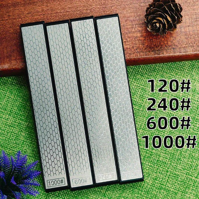 Juego de 4 Varillas de Afilado Recubiertas de Diamante para Sistemas de Cuchillos de Cocina