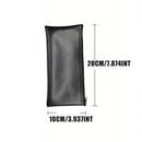 Bolsa de almacenamiento de micrófono BOMGE 1 pieza, accesorios de micrófono, cable de mano, micrófono profesional con cable, resistente al polvo, con cremallera, adecuado para SHURE Beta58 SM57 SM58 Sennheiser E945 E604