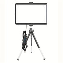 1 Paquete De Luz De Relleno De 6 Pulgadas Con Soporte De Trípode Telescópico De Dos Secciones, Lámpara De Relleno De Panel De Video LED Para Foto De Cámara, Iluminación Para Transmisión En Vivo, Estudio Fotográfico, Maquillaje, Reunión, Selfie, Fotografí