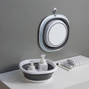 1pc Bañera de Pies Plegable, Bañera de Plástico Portátil para Remojo de Pies en Casa, Lavabo Multiusos