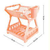 Escurridor Platos Locero 2 Niveles Organizador Tazas Vasos COCI124