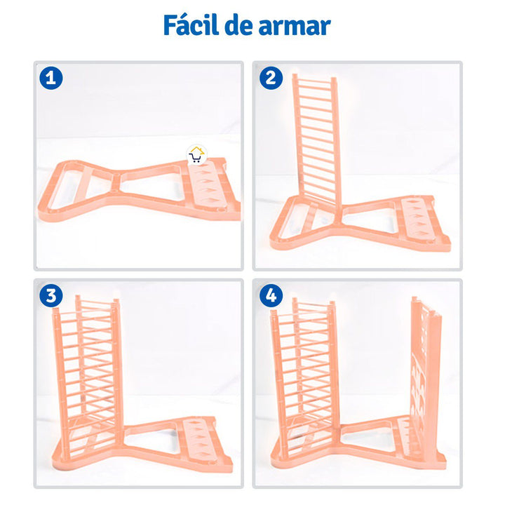 Escurridor Platos Locero 2 Niveles Organizador Tazas Vasos COCI124