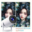 Proyector de Luz Galaxy para Dormitorio, Lámpara LED HD Cielo Estrellado, Iluminación Ambiental - Regalo Perfecto para Fiestas y Vacaciones, Pantalla de Proyección Doble Cara Portátil Ideal para Home Theater y Oficina
