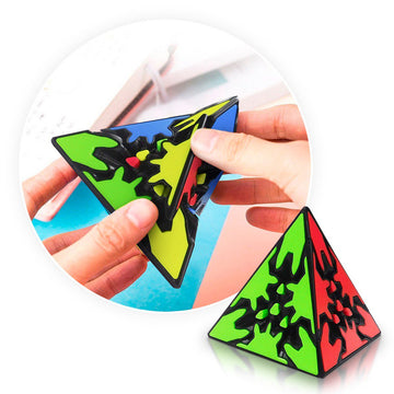 Cubo Rubik Pirámide Engranaje Rompecabezas Mágico MFG2034