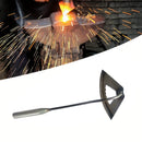 1 pala hueca de acero endurecido de alta calidad - Rascador de malezas portátil, mantenimiento de jardinería eficiente, duradero y resistente a la oxidación, adecuado para jardines de verduras y casas de campo.