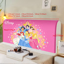 Fundido de Cabeza de Cama Princesa Disney 1 pieza - Impresión Digital Elegante, Rosa con Purpurina y Estrellas, Tela de Poliéster para Todas las Estaciones, Perfecto para la Decoración de Habitaciones Infantiles, Decoración de Cama