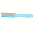 1pc Herramienta de Pedicura de Acero Inoxidable - Raspador Exfoliante para Pies y Manos con Mango Ergonómico Azul Claro, Removedor Manual Beige Claro, Sin Batería Necesaria, Esencial Duradero para Hogar y Viaje, Diseño Elegante, Construcción Robusta, Cui