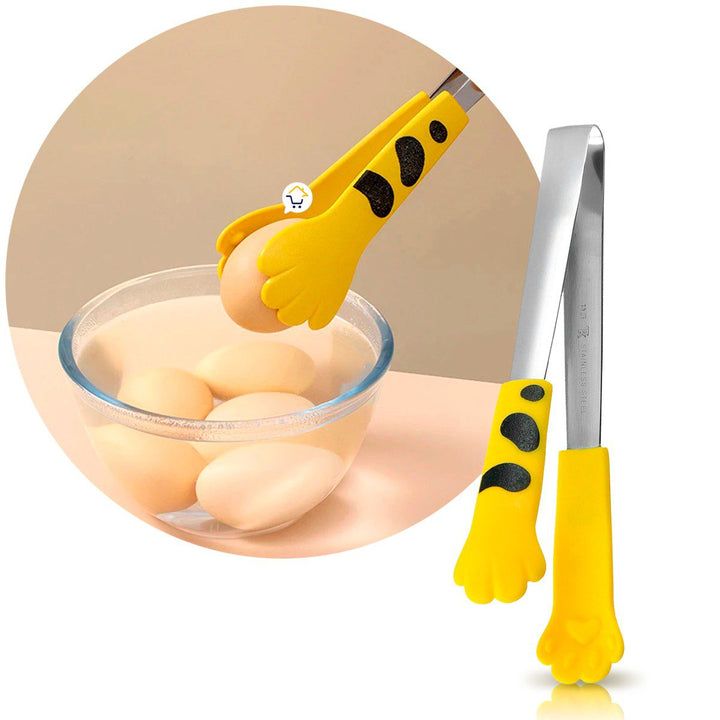 Pinza De Cocina Para Alimentos Patitas Gatito Horneado Asado 23COCI