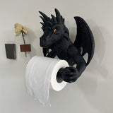 Extractor de Papel Dragón Fantasía" – La fusión perfecta entre arte 3D y funcionalidad para decoración del baño, hogar o dormitorio – Portaherramientas con garra móvil en múltiples colores, regalo ideal para amigos