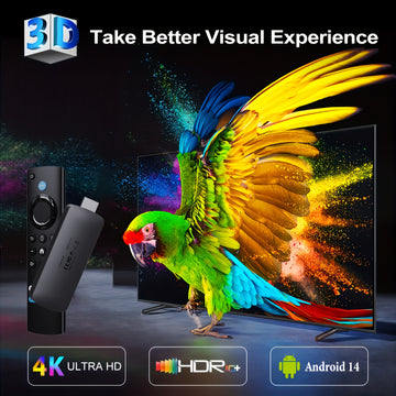 LOONGYU I96 D6 TV Stick, 4K Ultra HD Android TV Stick - Allwinner H313 Quad-Core, Android 10.0, 1GB RAM, 8GB Almacenamiento | WiFi Dual-Band 2.4G/5G | Decodificación H.265 4K@60fps | Plug & Play HD con Control Remoto Incluido