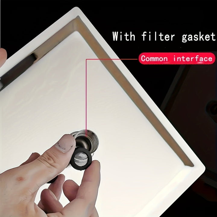 Rociador de Ducha Cuadrado de Acero Inoxidable de 8 Pulgadas de Lujo - Montado en la Pared, Diseño Elegante con Múltiples Chorros de Agua para una Experiencia de Ducha Refrescante, Instalación Fácil, Accesorios de Ducha