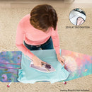 Fundas Lavables para Tabla de Planchar con Diseño Floral Pastel - Sin Necesidad de Tabla de Planchar, Ajusta a la Mayoría de las Mesas Estándar, Fácil Instalación en Rosa, Verde y Azul Morado - Accesorio de Lavandería para el Hogar, Esenciales Domésticos