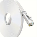Cable de Ethernet Cat6 de 1.6 pies/3.3 pies/5 pies/6.6 pies/10 pies/16 pies/33 pies/50 pies/65 pies/82 pies/100 pies, cables de internet largos de alta velocidad de diseño plano 1Gbps para 250Mhz/s UTP para consola, PS3, PS4, PS5, Switch, enrutador, móde