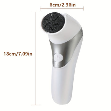 Limpiador de Pies Eléctrico Recargable - Juego Profesional Impermeable para Pedicura, Herramienta Portátil para Cuidado del Pie, Regalo Perfecto para el Día del Padre