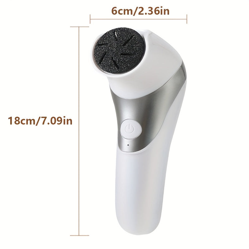 Limpiador de Pies Eléctrico Recargable - Juego Profesional Impermeable para Pedicura, Herramienta Portátil para Cuidado del Pie, Regalo Perfecto para el Día del Padre